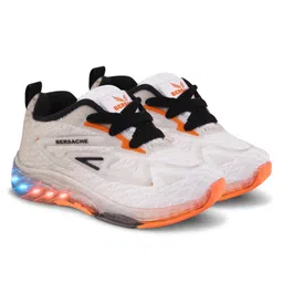 BERSACHE Ombre Abstract Designed Lace Up LED Shoes - Grey-picture-24
