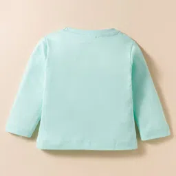 Tango Interlock Knit Full Sleeves T-Shirt with Penguin Print - Light Blue image 2