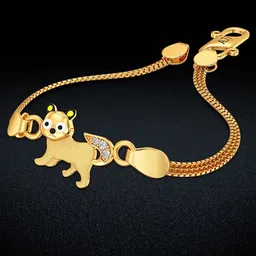 Joyalukkas Kids 22Kt Super Cute Gold Bracelet-picture-24