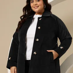 Sztori Plus size Overcoat With Belt-picture-10