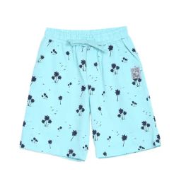 Blue Giraffe Kids Indigo Printed Shorts-picture-30