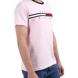 Tommy Hilfiger Simple Pink Regular Fit T-Shirt image 4
