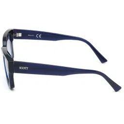 SCOTT Blue Wayfarer UV Protection Unisex Sunglasses image 4