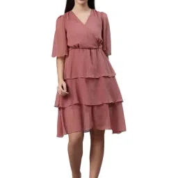 Melon by PlusS Pink Regular Fit Dress-image-80