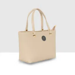 Esbeda Beige Elegant Small Tote image 4