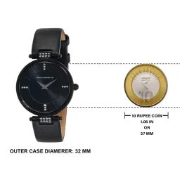 French Connection Black Dial Analog Watch for Women's -FCS1015B image 4