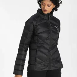 Puma Black Slim Fit Padded Jacket-image-22