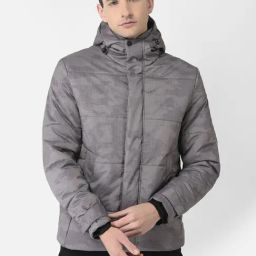 Crimsoune Club Light Grey Regular Fit Camo Print Hooded Jacket-picture-41