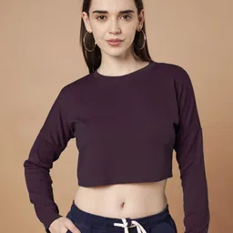 DTR FASHION Women Self Design Round Neck T-shirt-image-61