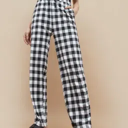 Ginger by Lifestyle Black Chequered Pyjama-image-38
