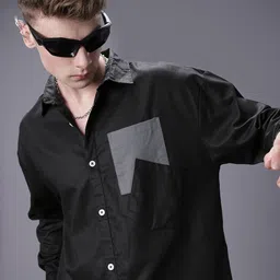 SOKO STREET Relaxed Fit Drop-Shoulder Sleeves Casual Shirt-image-88