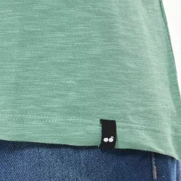 Bewakoof Green Printed Cotton T-shirt image 4