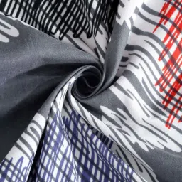 Klotthe Grey 300 TC Polycotton Double Elastic Bedsheet with 2 Pillow Covers image 4