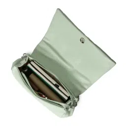 Fastrack Edge Mint Green Quilted Large Shoulder Bag image 4