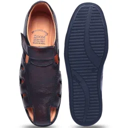 Zoom Shoes Men's Brown Fisherman Sandals image 4