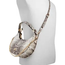 Aldo Multicolor Animal Effect Medium Shoulder Handbag image 4