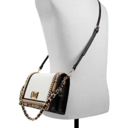 Aldo Multicolor Solid Medium Shoulder Handbag image 4