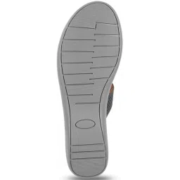 Mochi Women's Grey Toe Ring Wedges image 4