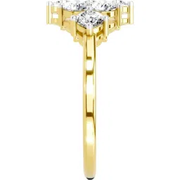 Sparkles Lab Grown Diamond 14k (585) Yellow Gold Ring Women image 4