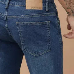 Fame Forever By Lifestyle Blue Slim Fit Jeans image 5
