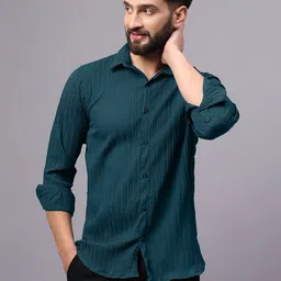 FILO HEVIS Relaxed Striped Spread Collar Casual Shirt-picture-29