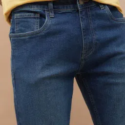 Fame Forever By Lifestyle Blue Slim Fit Jeans image 4