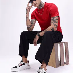 Kook N Keech Solid Crew Neck T-shirt image 4