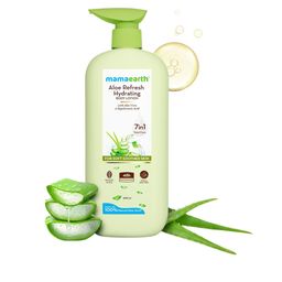 Mamaearth Aloe Refresh Hydrating Body Lotion With Aloe Vera & Hyaluronic Acid - 400 ml-picture-32