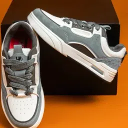 Red Tape Women's Slam Dunk Classics White & Grey Sneakers-picture-32