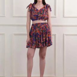 Purvaja Purple Slim Fit Printed Co-Ord Set-picture-46