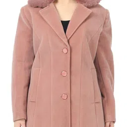 Lady Leaf Single Breasted Overcoat image 2