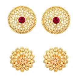 VIVASTRI Women Gold-Plated Alloy Earrings-picture-38