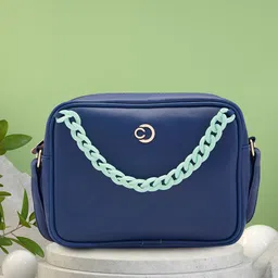 Caprese PU Structured Sling Bag with Tasselled-picture-32