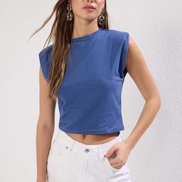 Trendyol Women Extended Sleeves Crop Regular Top-picture-26