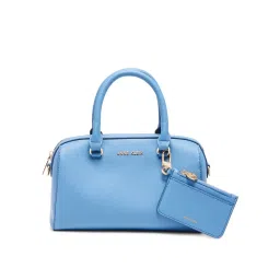Anne Klein Blue Handbag with Detachable Strap image 2