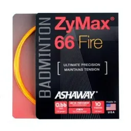 ASHAWAY ZyMax 66 Fire Badminton String Set-Fire Orange image 1