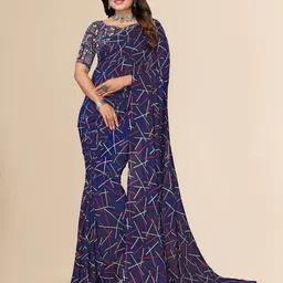 Moda Rapido Geometric Printed Saree-picture-23