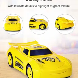 fab n funky Friction Speed Toy Car - Yellow image 2