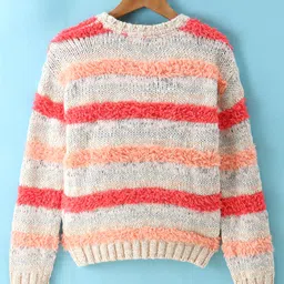 Wingsfield Full Sleeves Self Designed Sweater - Multi Colour image 2