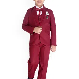 BAESD Boys Regular Fit Single-Breasted 5-Piece Suit-picture-18