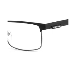 DSQUARED2 Black Rectangular Eye Frames for Men image 4