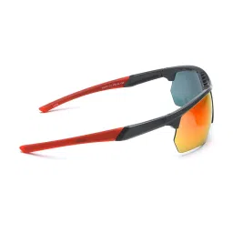 IDEE Black Wraparound UV Protection Sunglasses for Men image 4