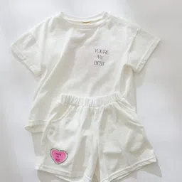 LULU & SKY Girls Printed T-shirt with Shorts-picture-28