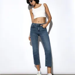 Only Blue Flared Fit High Rise Jeans image 4