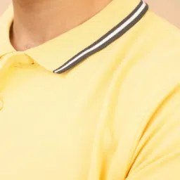 The Bleu Label Gold Cotton Slim Fit Polo T-Shirt image 4