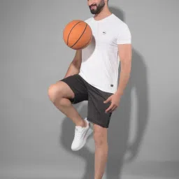 Force NXT Grey Regular Fit Sports Shorts image 4