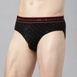 Force NXT Multicolored Cotton Regular Fit Printed Briefs - Pack Of 3 image 4
