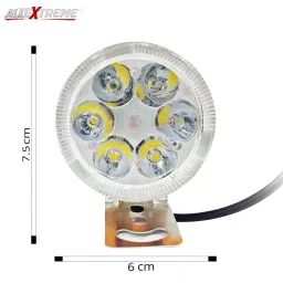 AllExtreme EXG6FGLR Fog Auxiliary Light Compatible for All Bikes, Scooter & Cars - Multicolor image 4