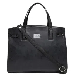 KLEIO Blue Solid Medium Handbag-picture-19