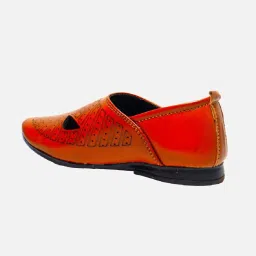 Tiny Bugs Boys Tan Party Wear Slip Ons image 4